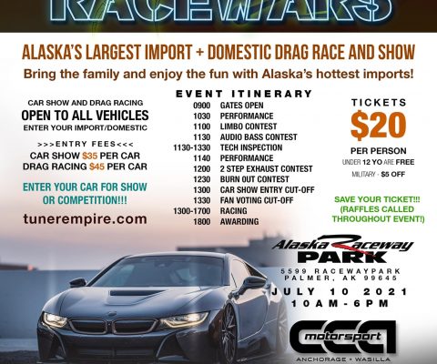 AK Racewars 2021 – Alaska Raceway Park – July 10!